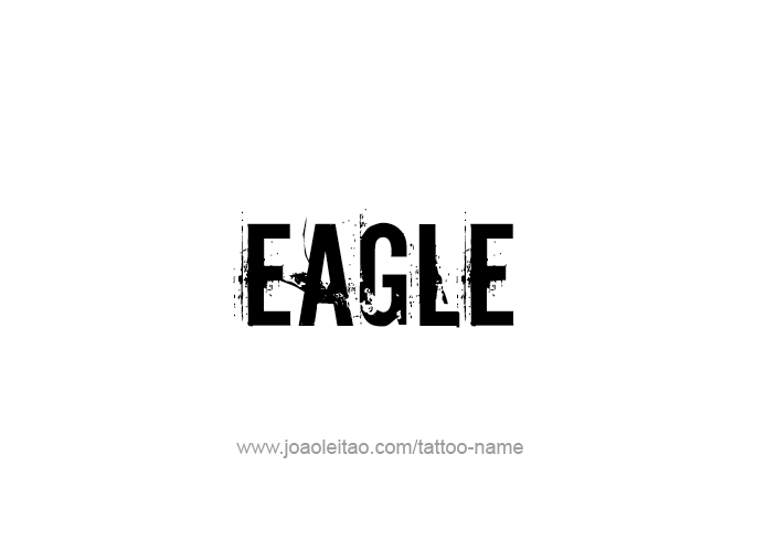 Tattoo Design Animal Name Eagle