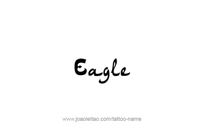 Tattoo Design Animal Name Eagle