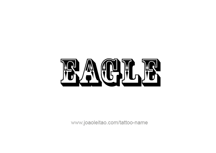 Tattoo Design Animal Name Eagle