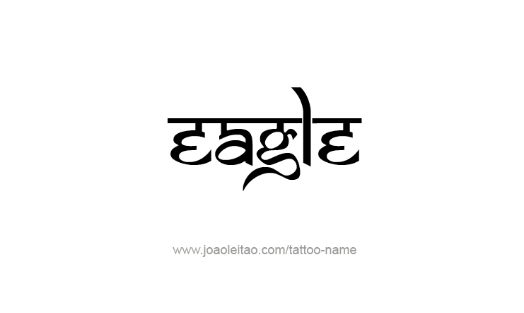 Tattoo Design Animal Name Eagle