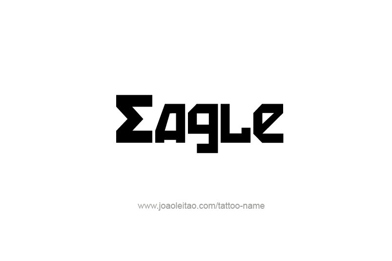 Tattoo Design Animal Name Eagle