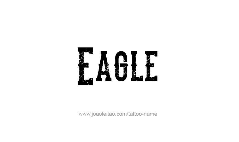 Tattoo Design Animal Name Eagle