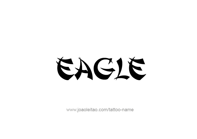 Tattoo Design Animal Name Eagle