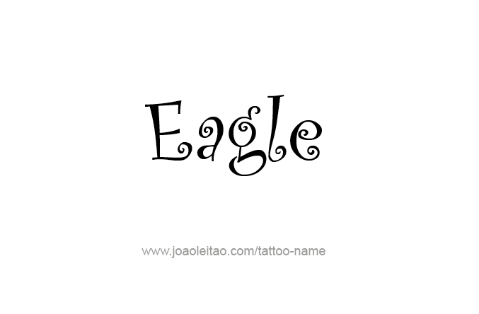 Tattoo Design Animal Name Eagle