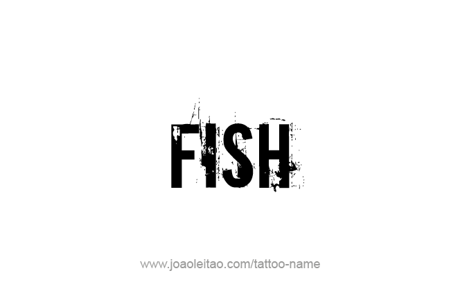 Tattoo Design Animal Name Fish