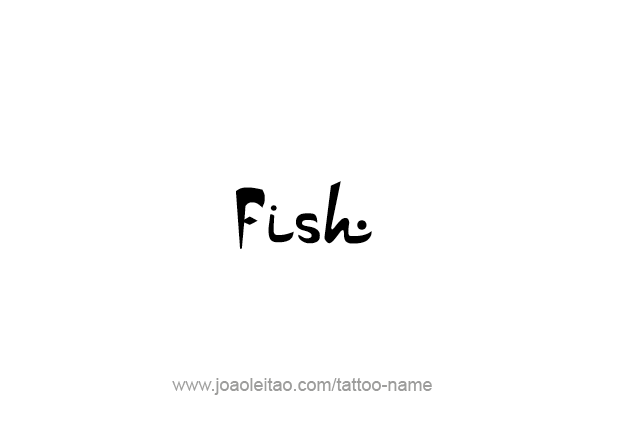 Tattoo Design Animal Name Fish