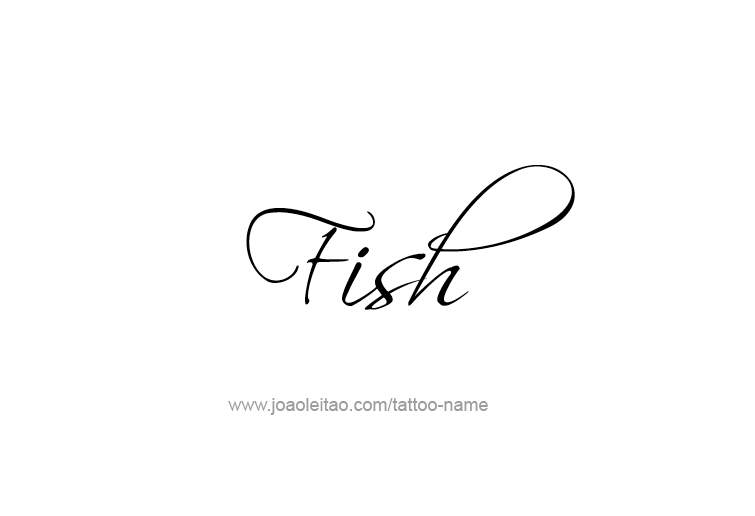 Tattoo Design Animal Name Fish