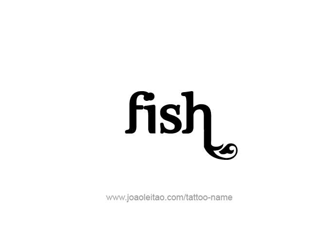 Tattoo Design Animal Name Fish