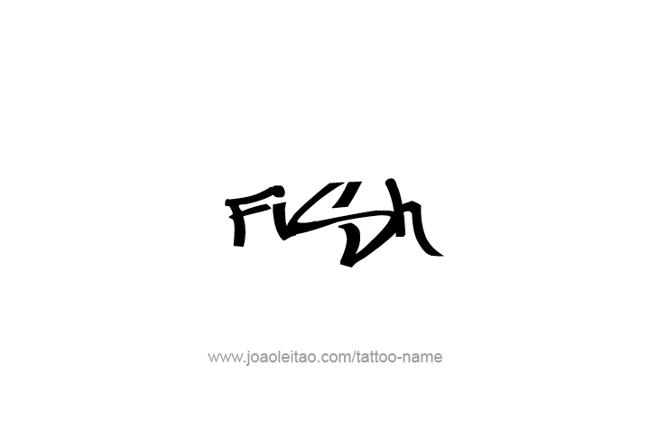 Tattoo Design Animal Name Fish