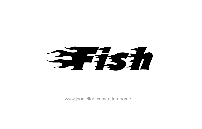 Tattoo Design Animal Name Fish