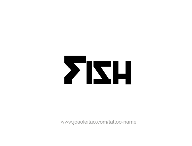 Tattoo Design Animal Name Fish