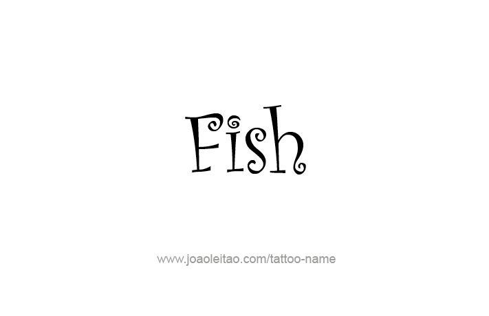 Tattoo Design Animal Name Fish