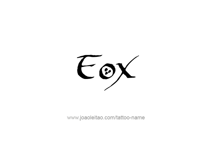 Tattoo Design Animal Name Fox