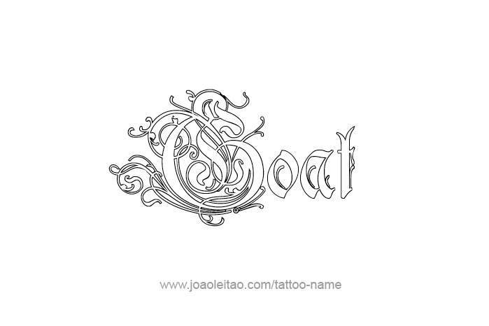 Tattoo Design Animal Name Goat