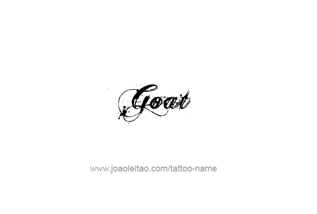 Tattoo Design Animal Name Goat