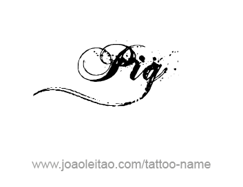 Tattoo Design Animal Name Pig