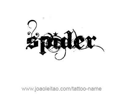 Tattoo Design Animal Name Spider