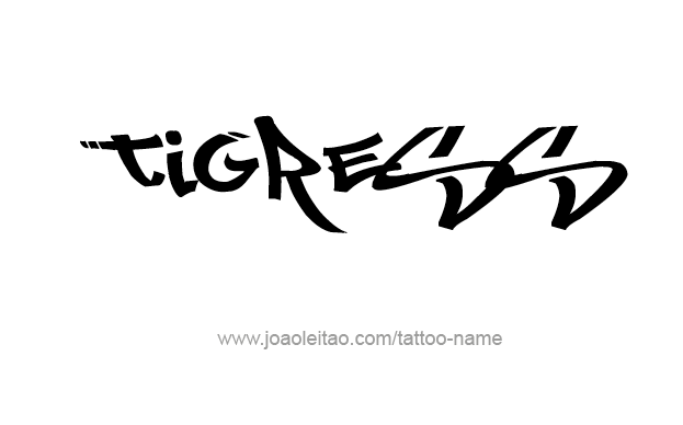 Tattoo Design Animal Name Tigress