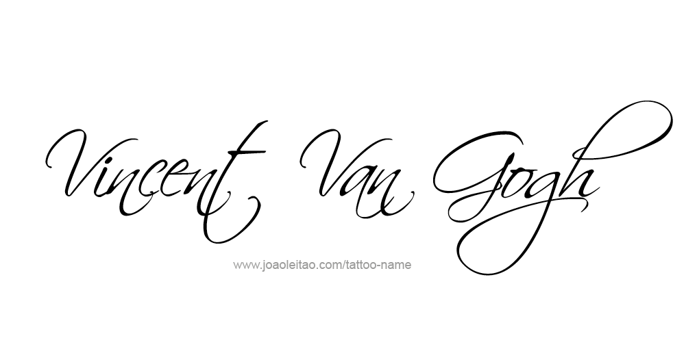 Tattoo Design Artist Name Vincent Van Gogh