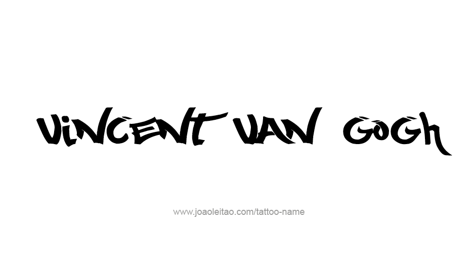 Tattoo Design Artist Name Vincent Van Gogh