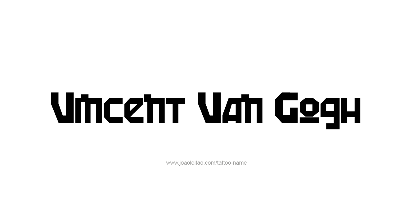 Tattoo Design Artist Name Vincent Van Gogh