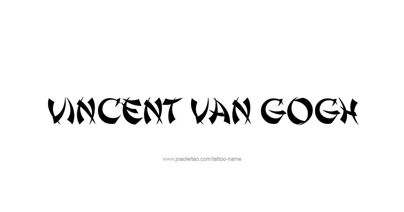 Tattoo Design Artist Name Vincent Van Gogh