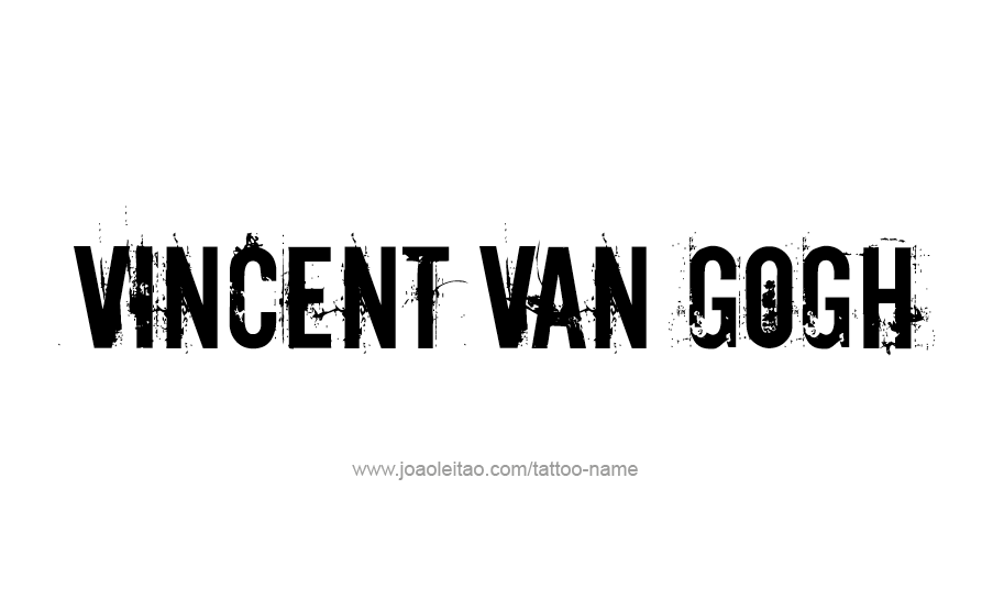 Tattoo Design Artist Name Vincent Van Gogh