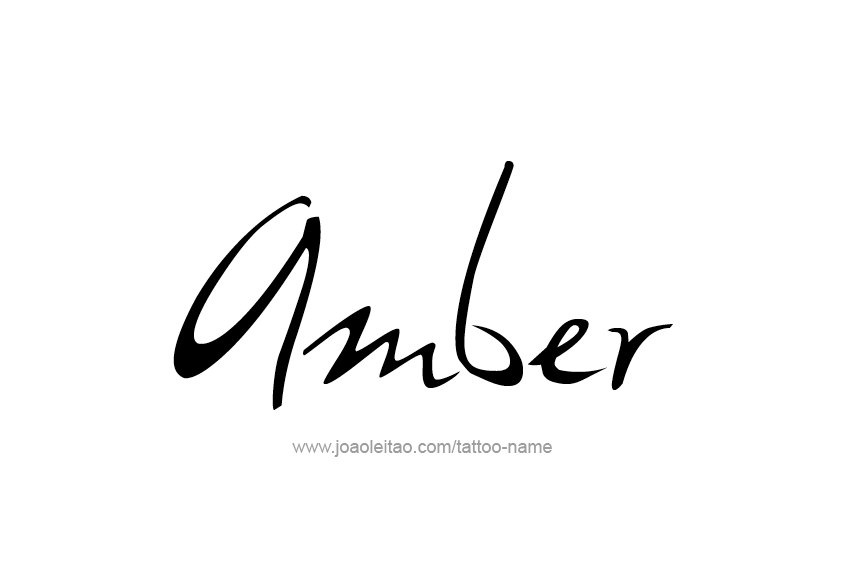 Tattoo Design Color Name Amber