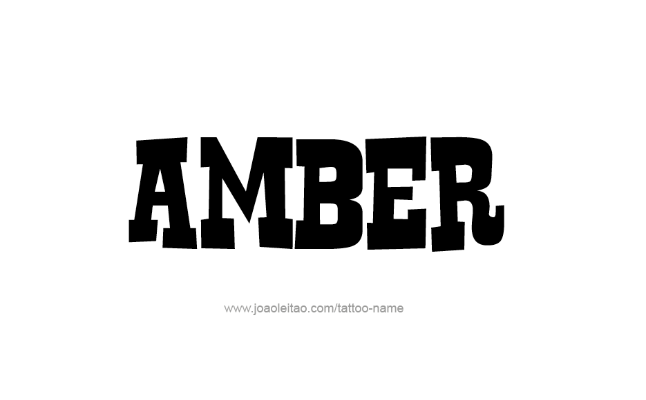 Tattoo Design Color Name Amber