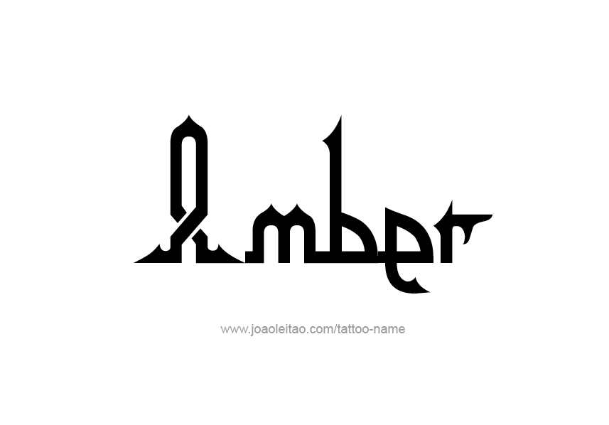 Tattoo Design Color Name Amber