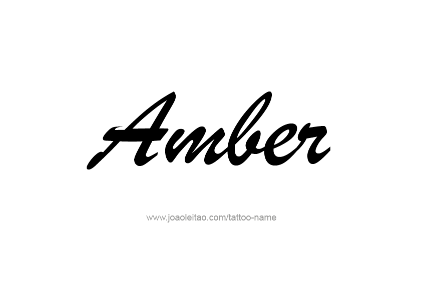 Tattoo Design Color Name Amber