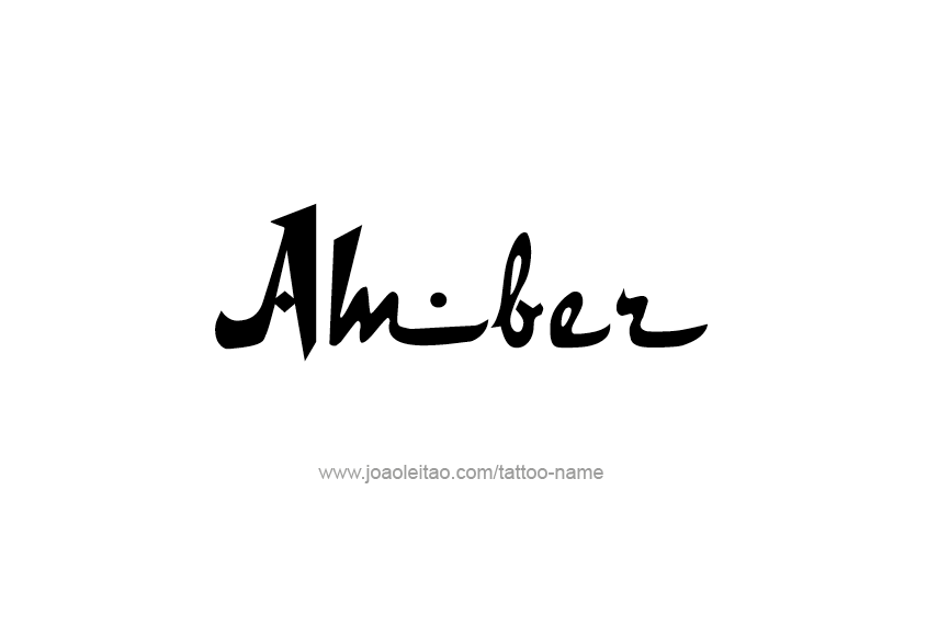 Tattoo Design Color Name Amber