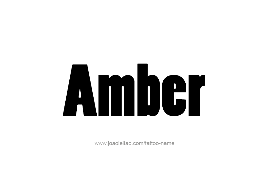 Tattoo Design Color Name Amber