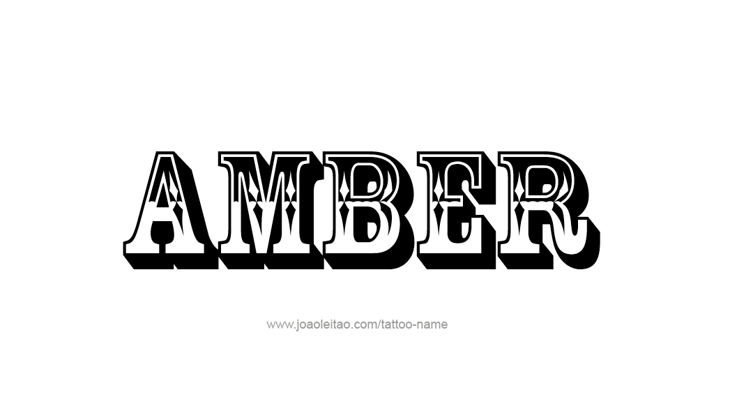 Tattoo Design Color Name Amber