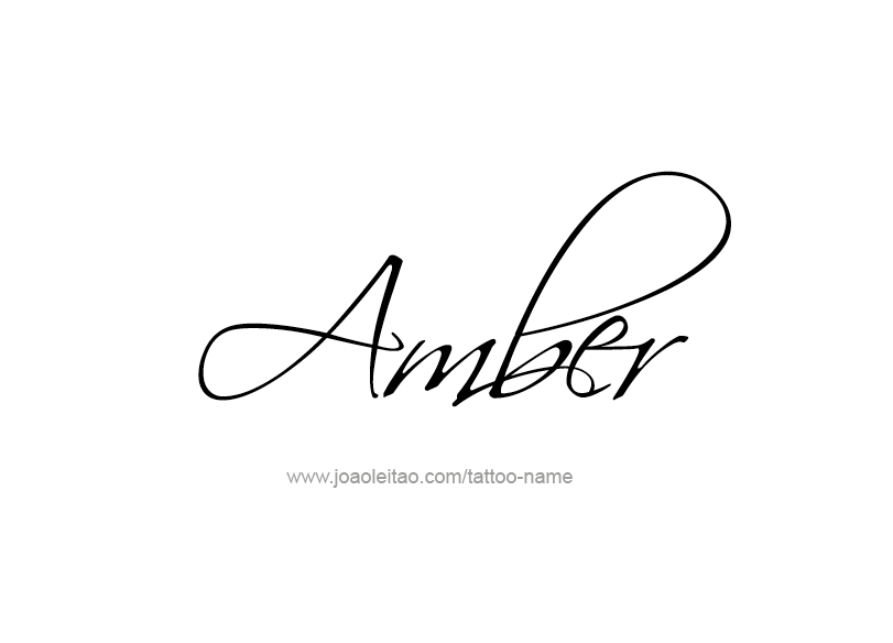 Tattoo Design Color Name Amber