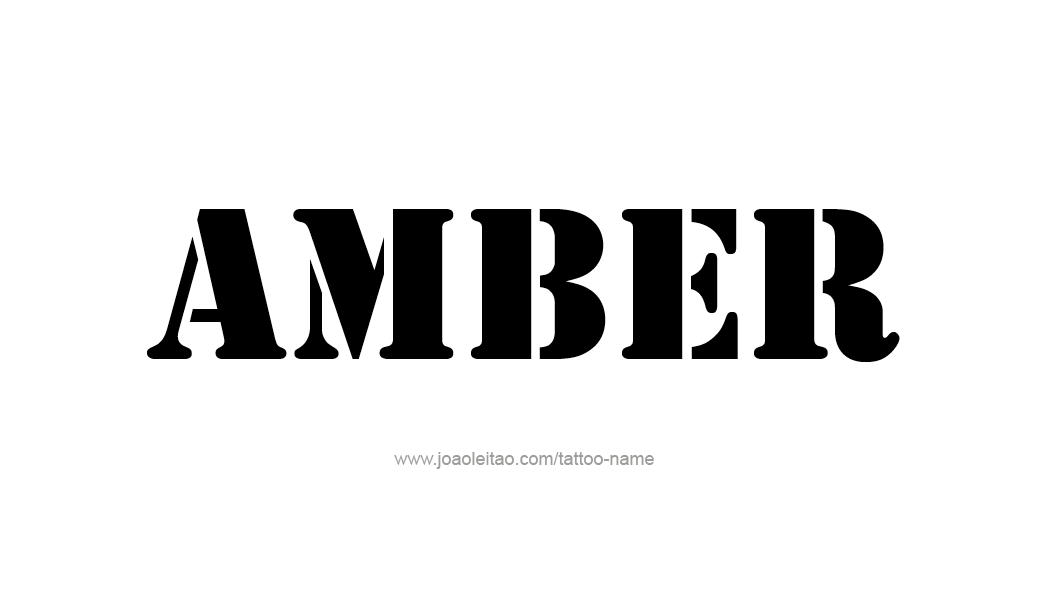 Tattoo Design Color Name Amber