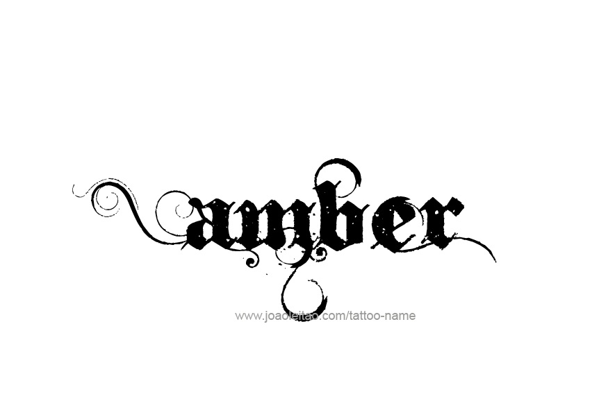 Tattoo Design Color Name Amber