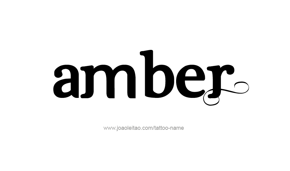 Tattoo Design Color Name Amber