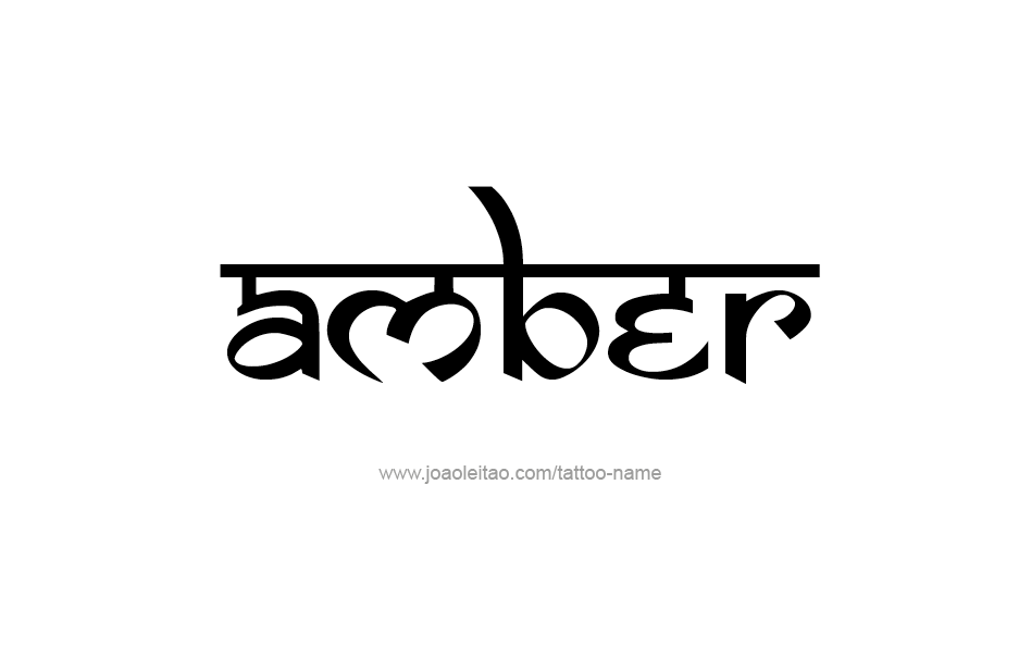 Tattoo Design Color Name Amber