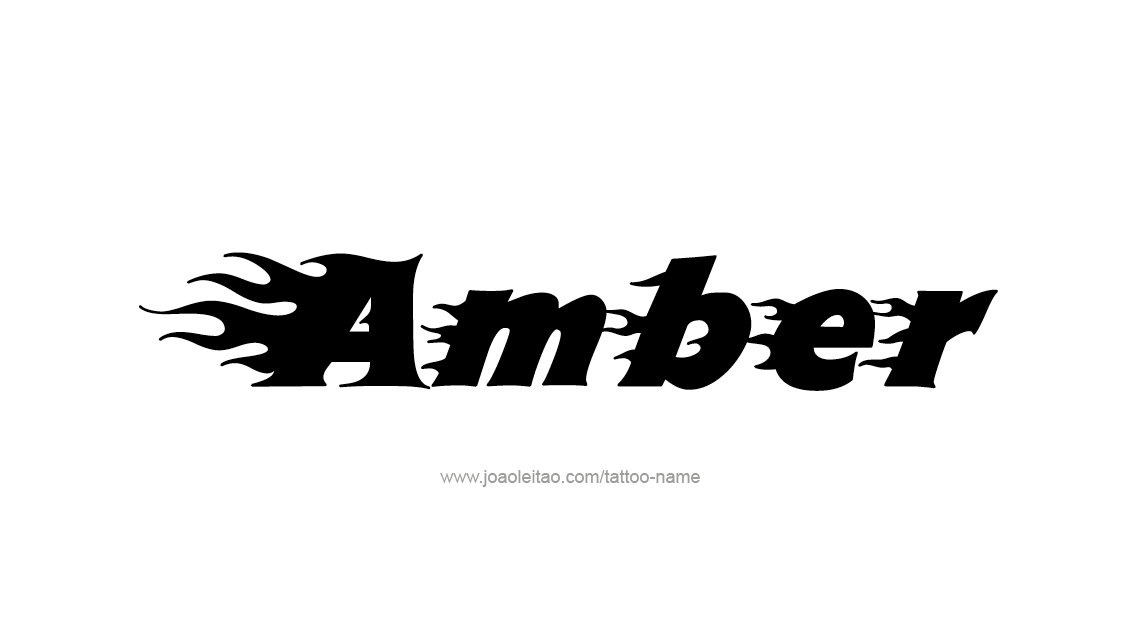 Tattoo Design Color Name Amber