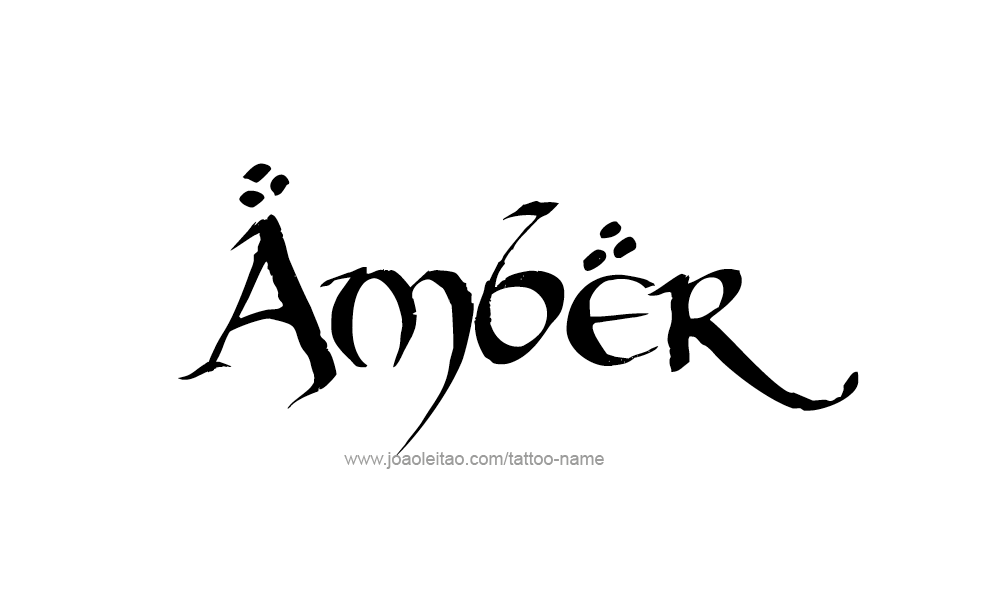 Tattoo Design Color Name Amber