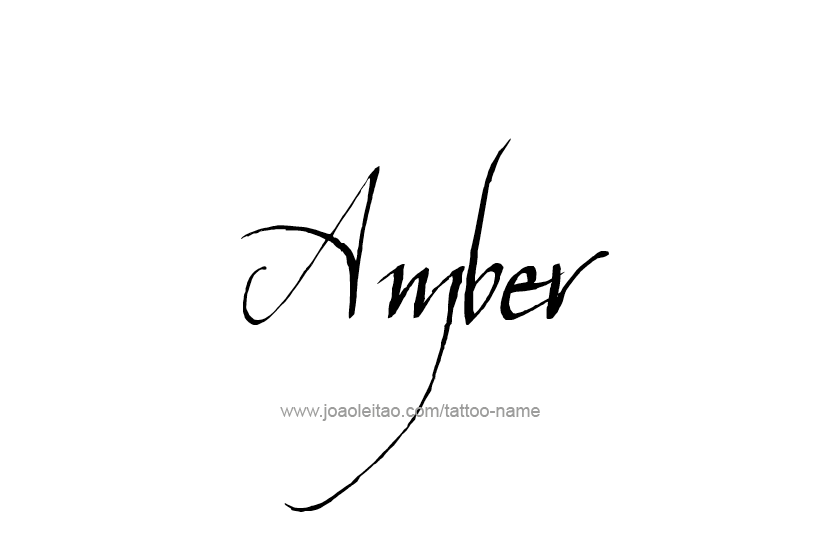 Tattoo Design Color Name Amber