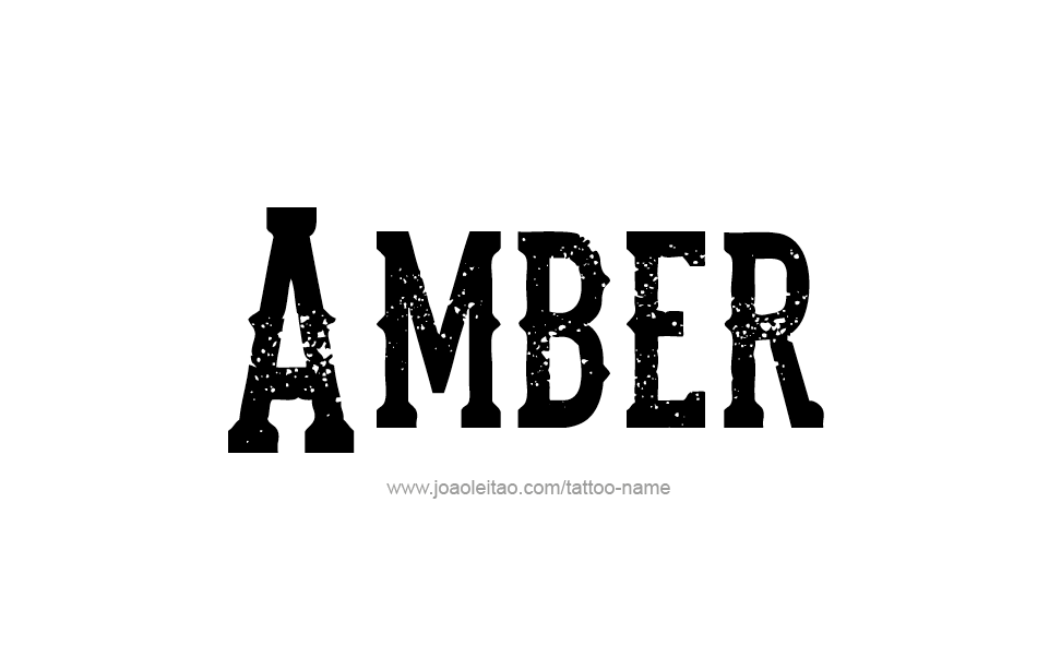 Tattoo Design Color Name Amber