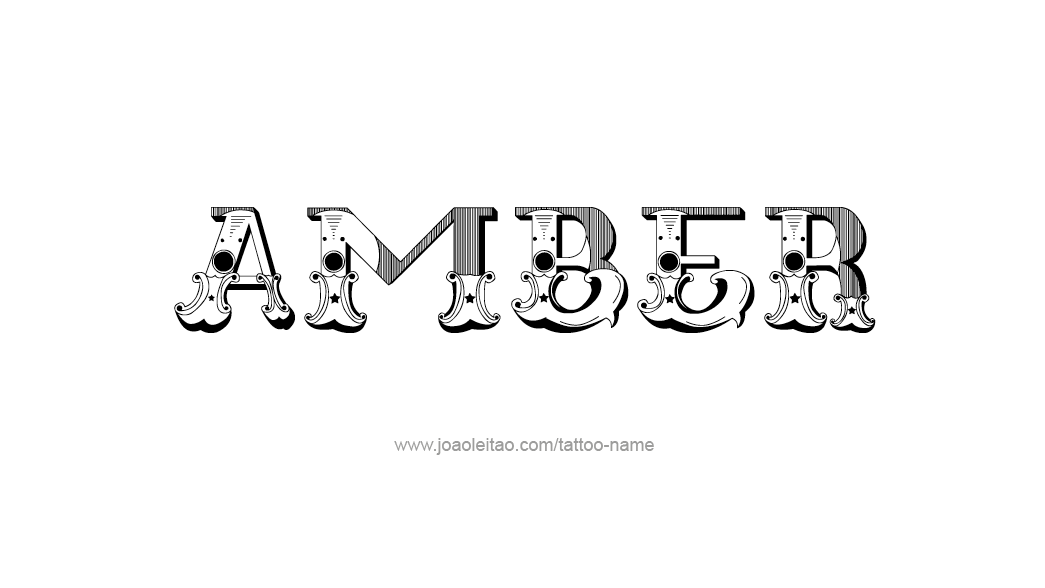 Tattoo Design Color Name Amber