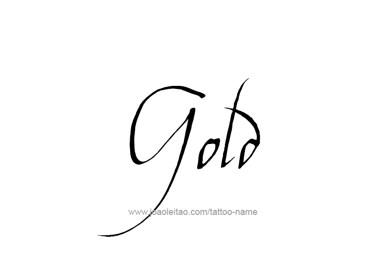 Tattoo Design Color Name Gold