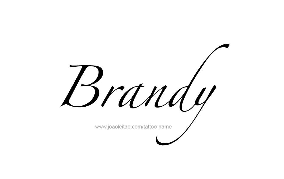 Tattoo Design Drink Name Brandy  