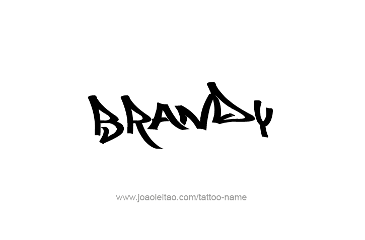 Tattoo Design Drink Name Brandy  