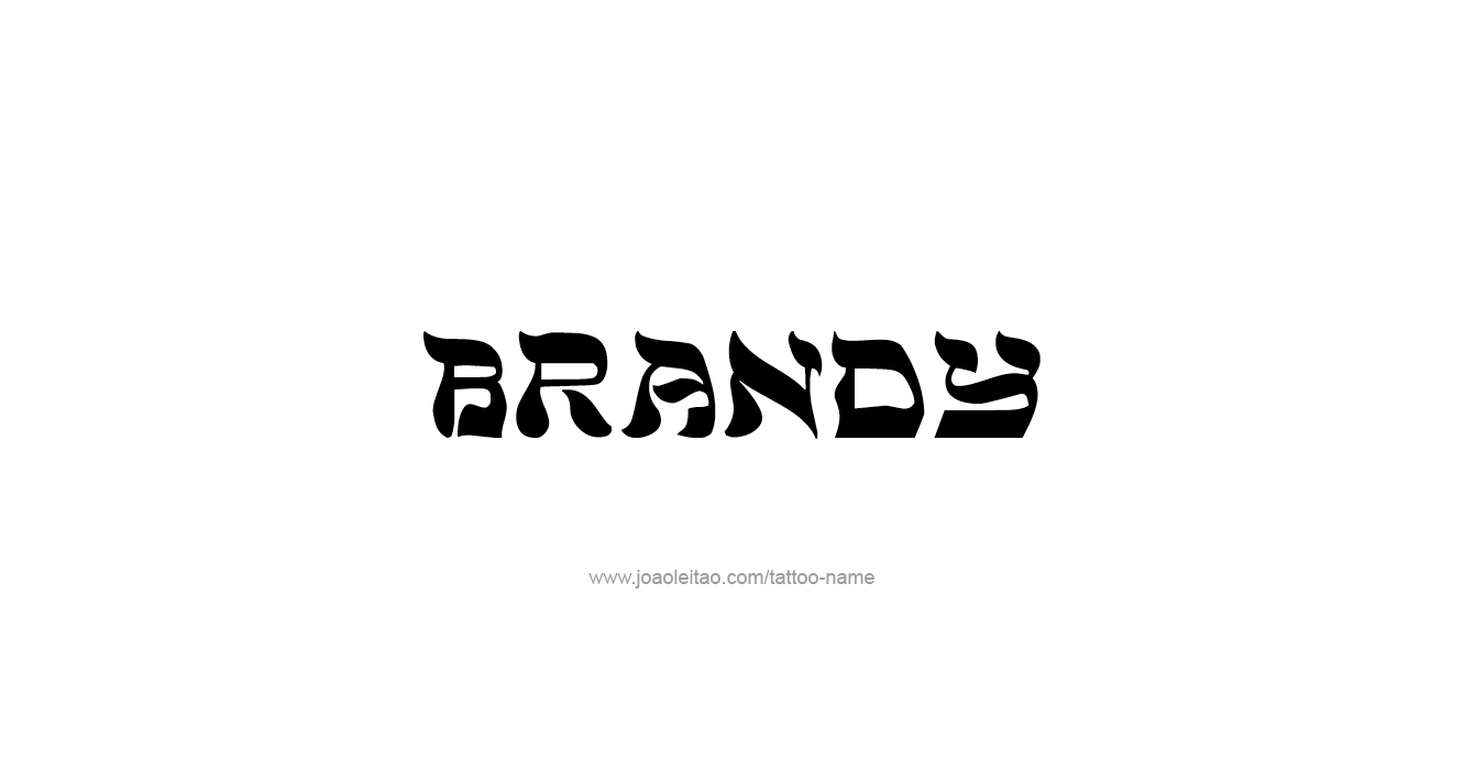 Tattoo Design Drink Name Brandy  