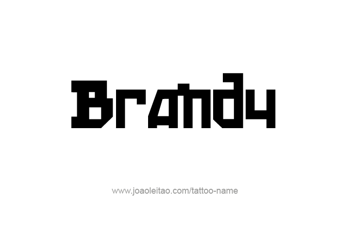 Tattoo Design Drink Name Brandy  