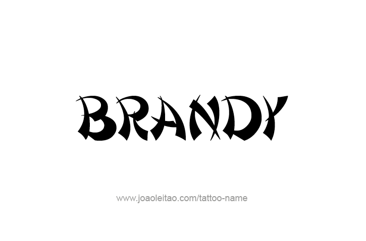 Tattoo Design Drink Name Brandy
